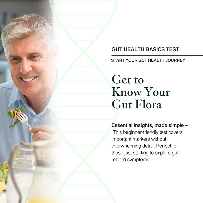 KiHealth – Gut Health Basics Test – at-Home Stool Test for Digestion, Inflammation, and Microbiome Balance – at-Home Kit