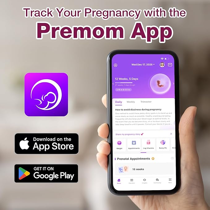 Easy@Home Pregnancy Test Strips: 40 Bulk Pregnancy Strips, Early Detection hCG Test Kit - Pruebas de Embarazo, Powered by Premom APP | 40 Pack