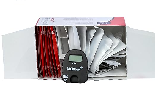 PTS Diagnostics A1C Now+ Multi-Test Blood Glucose Monitor (10 tests/box)