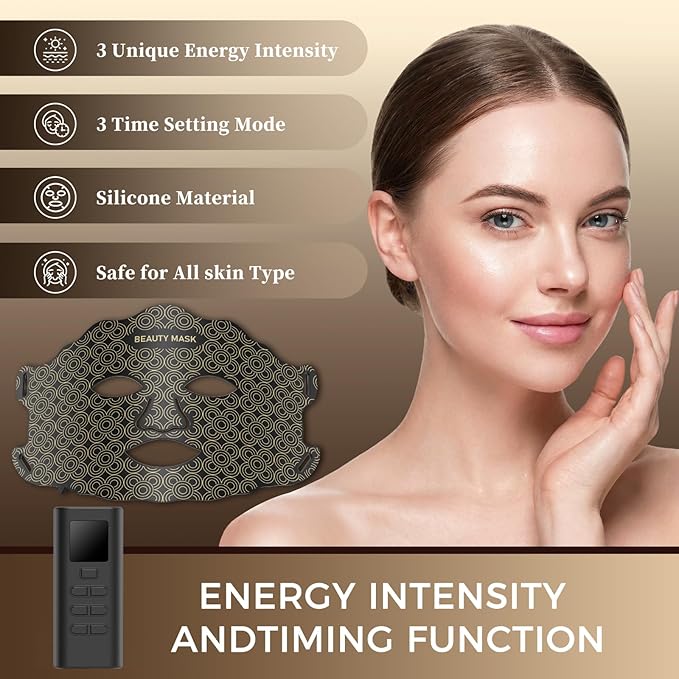 Red Light Therapy for Face, Red Light Mask, 7-1 Colors LED Light Therapy mask, Rechargeable LED Face Mask for Anti-Aging, Skin Firming & Radiant Glow at Home