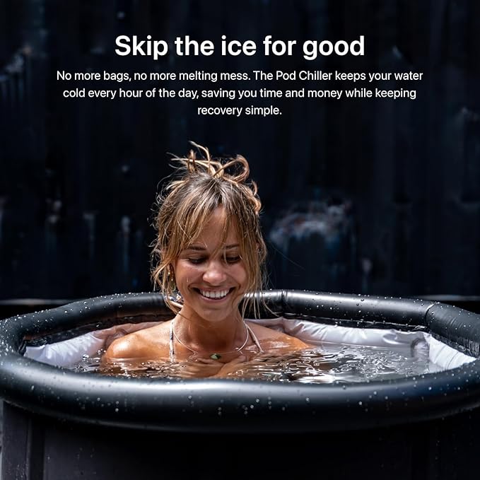 The Pod Company Pro Water Chiller – 0.5 HP – Ultra Fast 39°F Cooling for Cold Plunge Tubs – High-Power System for Heavy Use & Hot Climates – Compatible with Ice Pod & Long Pod