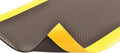 Notrax 419 Diamond Sof-Tred™ with Dyna-Shield® 3' x 60' x 1/2" Anti Fatigue Mat, Slip Resistant Diamond Textured Surface, Ideal for Industrial and Commercial Workplaces, Black/Yellow, 419R0036BY