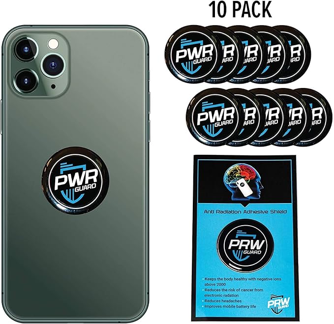 Protection Shield (10 Stickers) - Cell Phone Protection Shield - Laptops & Tablets - Protect Your Kids and Family