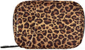 Leopard Pattern Weekly Pill Organizer, Pill Cases Bag Portable Pill Container 7 Days Pill Box Organizer Vitamin Supplement Holder with Zipper for Travel Family Business Camping