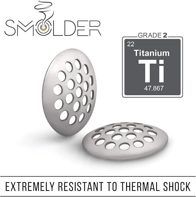 1/2 Inch (.50") Titanium Rigid Concave Filters - Utility Screens (5 Pack)