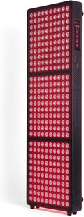 Makiuri Red Light Therapy Panel for Full Body | 630 nm, 660nm, 810nm, 830nm, 850nm | Clinical Grade Red & Near-Infrared LED Light Therapy (5 Wavelengths) | High Irradiance | Neptune (Black 300 LED)