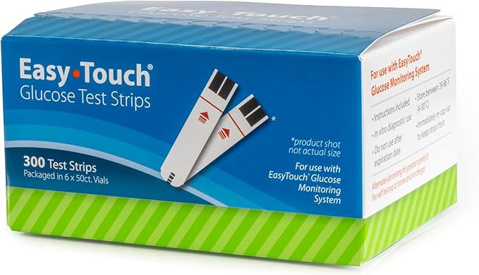 Easy Touch Glucose Test Strips - 300 Count