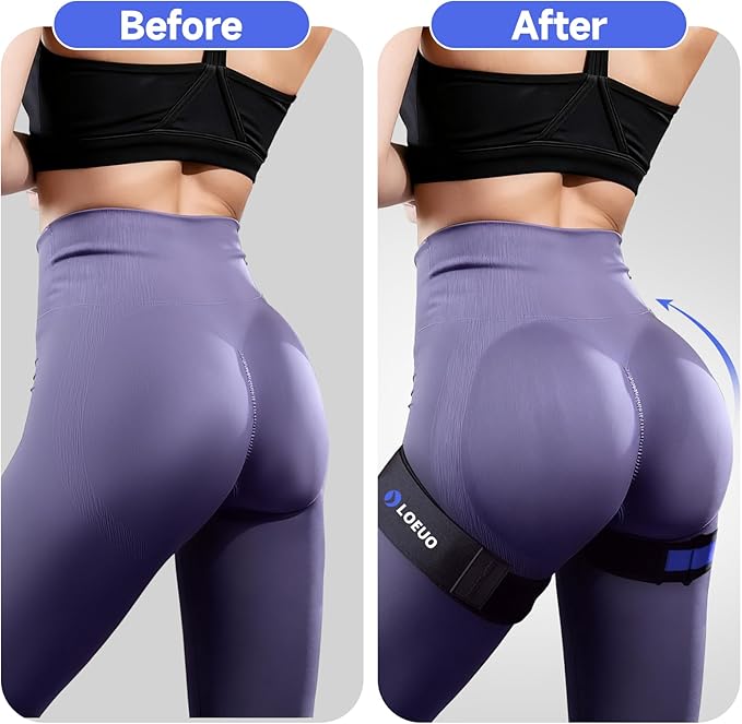 Booty Bands for Working Out Glutes, Adjustable Blood Flow Restriction Bands with Non Slip for Workout Butt & Thigh Building, Occlusion Bands for Women and Men Glutes Easy to Carry