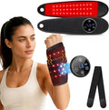 Upgraded 2.0 Red Light Therapy for Hands Wrist with Heat & Massage, 3000mAh Wireless Controller, Infrared & Red Light Wrist Brace & Hands Wrap Pad for Knee Ankle Foot Joint Faster Recovery Pain Relief
