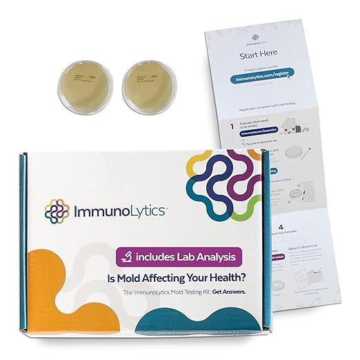 Mold Test Kit for Home - Professional Lab Analysis and Expert Consultation Included- Protect Your Home & Family (2 Room/Plate)