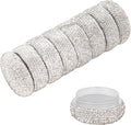 Pill Organizer Travel Medicine Supplement Organizer Weekly Pill Box 7 Day Daily Vitamin Cases Portable Stackable Pill Caddy for Women(Silver)