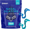 Brison Nasal Dilators for Breathing and Sleeping - 2 Pack Anti Snoring Nose Vents Opener for Better Breathing Sleeping and Activity Improves Airflow - 2pcs Soft-Hard