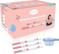 Pregnancy Test Strips with Urine Cups, 30 Count Individually Wrapped hCG Early Detection Home Tests Over 99% Accurate, Rapid Early Detection Pregnancy Test Strip 25mIU/mL