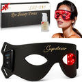 Red Light Therapy Eye Mask, 7-Color LED Light Therapy, 5-Level Gentle Massage Under Eye Device, Under Eye Red Light Therapy for Fine Lines Eye Bags Dark Circles for Men Women