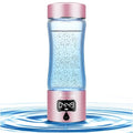 Hydrogen Water Bottle Generator with SPE/PEM Technology, Anlewo Portable H2 Water Ionizer Machine,5000PPB,6 Hours Hydrogen Retention for Family Friends Office Travel Sports Fitness(Pink)