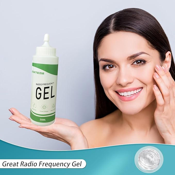 Facial Conductive Gel for Microcurrent, Hydrating Radio Frequency Gel Body Contouring & Skin Tightening Pack of 1