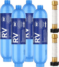 Stokk RV Water Filter, NSF Certified, RV Inline Water Hose Filter, Garden and Camper Water Filter, Greatly Reduces Bad Taste, Chlorine, Odor, Rust and Sediment, 4 Pack