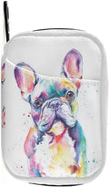 Plaaee Weekly Pill Organizer 7 Day French Bulldog Dog Portable Pill Box Case Medicine Organizer Pill Container with Zipper for Travel Family Business Camping