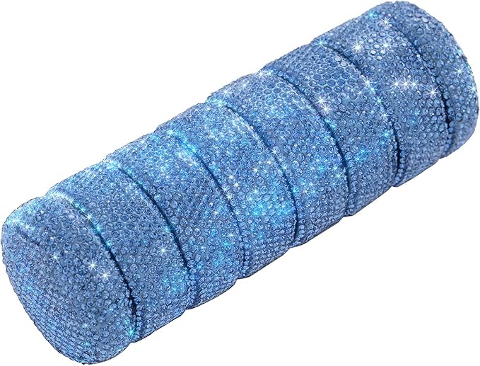 Pill Organizer Travel Medicine Supplement Organizer Weekly Pill Box 7 Day Daily Vitamin Cases Portable Stackable Pill Caddy for Women(Light Blue)