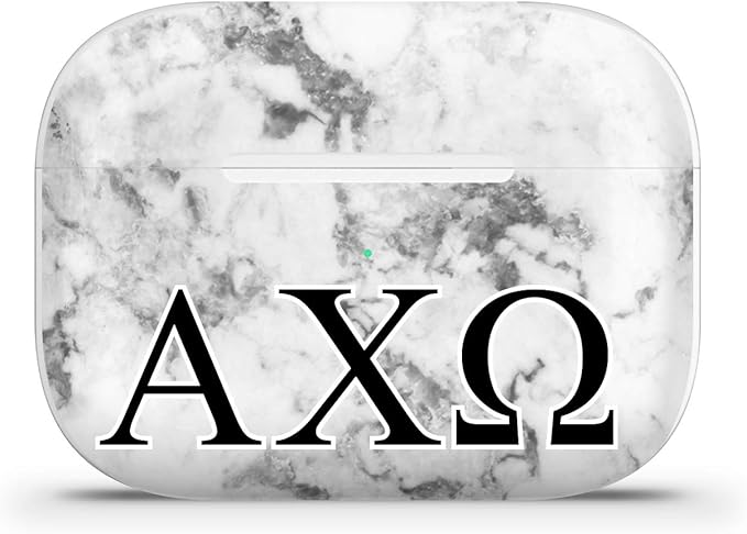 Apple AirPod Pro Skin 3M Custom Vinyl Wraps Decal Sticker Stylish Covers for Protection & Customization for 2019 Model A2190 - Alpha Chi Omega