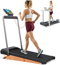 Walking Pad with 10% Incline, Walking Pad Treadmill for Home and Office, Portable Under Desk Treadmills 320/265 lbs Capacity, APP & Remote Control