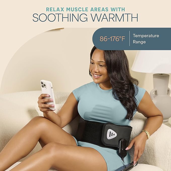 Lifepro Red Light Therapy Belt – Infrared Red Light Therapy for Body, Back Pain and Shoulder - 660nm & 850nm Near Infrared Heating Pad – Adjustable & Portable for Wellness & Relaxation