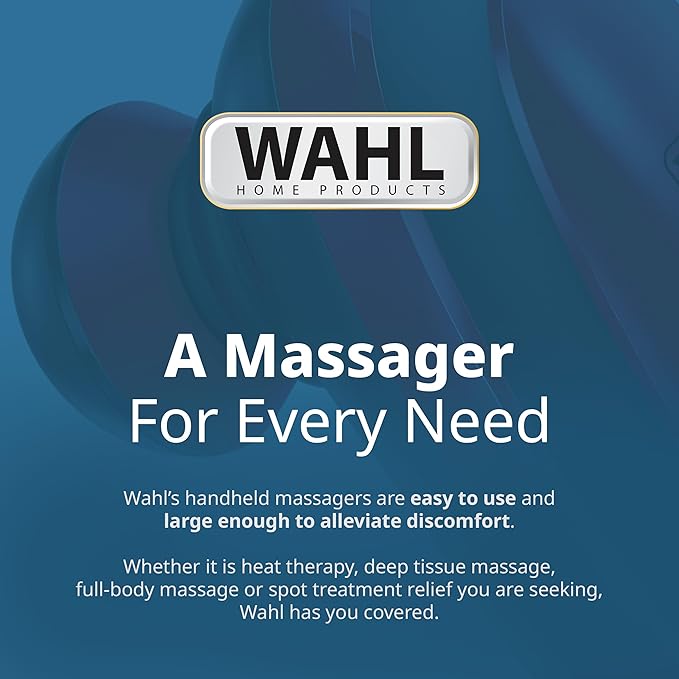 Wahl Cordless Lithium Ion Deep Tissue + Percussion Massager for Neck and Shoulder Pain, Massage Tool with 5 Modes & Attachments That Provide Joint and Sciatica Pain Relief, FSA Eligible – 3025692