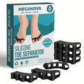 6 pcs Toe Separators for Men and Women – Gel Toe Spacers,toe Spreaders & toeStraighteners, Correct Bunion & Hammer Toes, Foot Alignment Aid, Pain Relief, Regular Size
