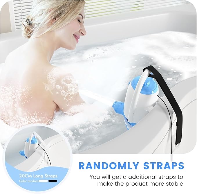 Bath Jet Spa, Bath Jet/Bubble Maker Mode, Bathtub Spa Machine Creates Soothing Bubbles and Massage, Bathtub Accessories for Relaxing Home Daily Use