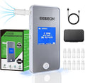Ketone Meter, Professional Ketosis Breath Analyzer, Accurate Breath Keto Monitor with Type-C Charging and Data Tracking for Ketogenic Lifestyle and Health Management, Includes 10 Mouthpieces (Grey)
