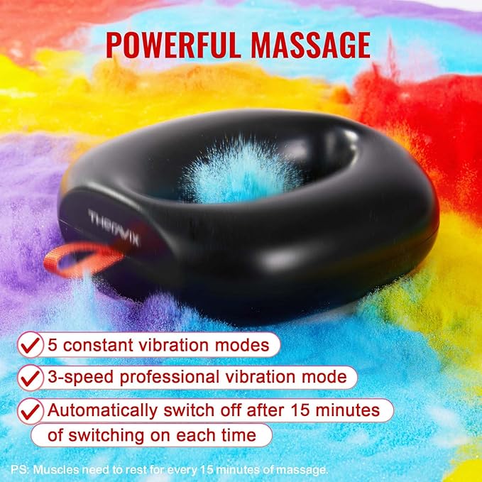 Massage Gun Deep Tissue Muscle Massage for Athletes, Back Massager Vibrating with 8 Modes, Portable Handheld Percussion Massager for Whole Body Relie, Gift for Men Women Fitness & Relaxation
