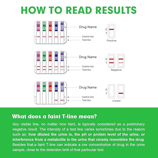 Easy@Home Drug Test Cup：10 Pack Drug Tests Kit for Urine, Testing AMP,BAR,BUP,BZO,COC,MDMA,MET,MOP 300,MTD,OXY,PCP,THC50,Home Drugs Test Kits #ECDOA-6125B