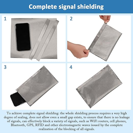 Faraday Fabric 43" x 87"+ 158" L Tape, Military Grade Faraday Cloth for Shielding RFID, EMP, EMF, EMI, 5G, WiFi, Bluetooth, GPS, Prevents Radiation and electromagnetic Interference.
