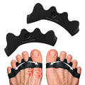 PrimalStep Toe Separators, Spreaders, Spacers, Straightener to Correct Toes for Men and Women, Bunion Corrector, Foot Pain, Plantar Fasciitis, Over 50% Thicker, Large