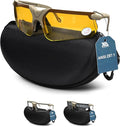 xaegistac Shooting Glasses with Case Anti Fog Hunting Safety Glasses for Adults