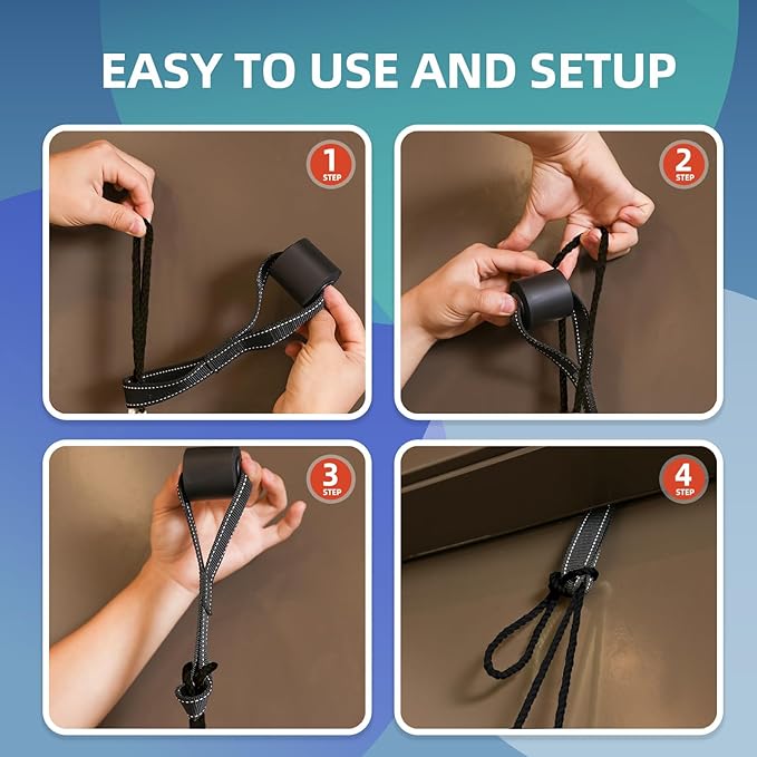 Cervical Traction Device for Neck Pain Relief, Over The Door Neck Stretcher to Restore Natural Curve, Home Use Cervical Neck Traction (Thick)