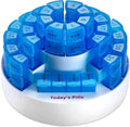 Monthly Pill Box by MEDca - Smart Prescription Organization with Multiple Daily Doses Section, Removable Compartments Perfect for Travelling