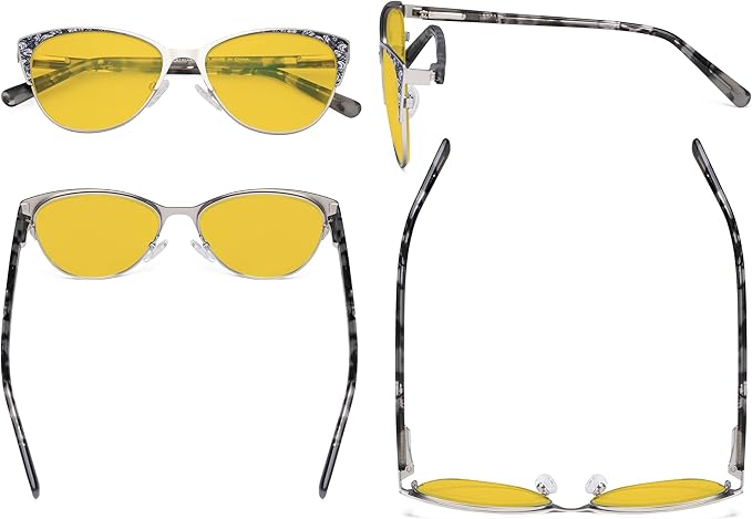 Eyekepper Oversize Ladies Butterfly Design Blue Light Glasses -Computer Screen Eyegalsses Women