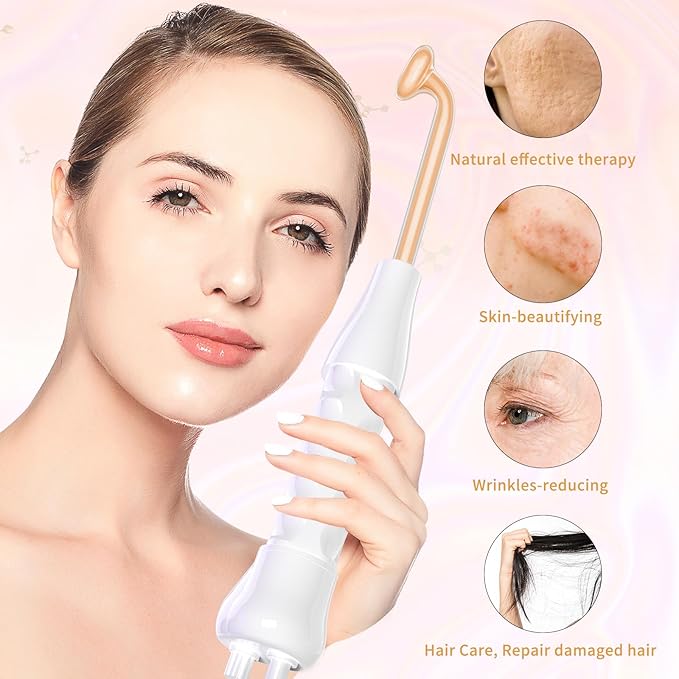 MYSWEETY High F Rrequncy Portable Handheld Facial Skin Care Wand Machine