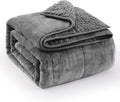 Super Fuzzy Soft Sherpa Fleece Weighted Blanket, 15 lbs Dual Sided Fluffy Heavy Weighted Blankets for Adults - No Bunching with Double Layers of Soft Inner Lining (60"x 80", 15 Pounds)