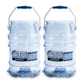 San Jamar Saf-T-Ice Ice Tote with Ice Machine Hanger for Bars, Restaurants, Kitchens, And Fast Food, Polycarbonate, 6 Gallons, Blue, (Pack of 2)
