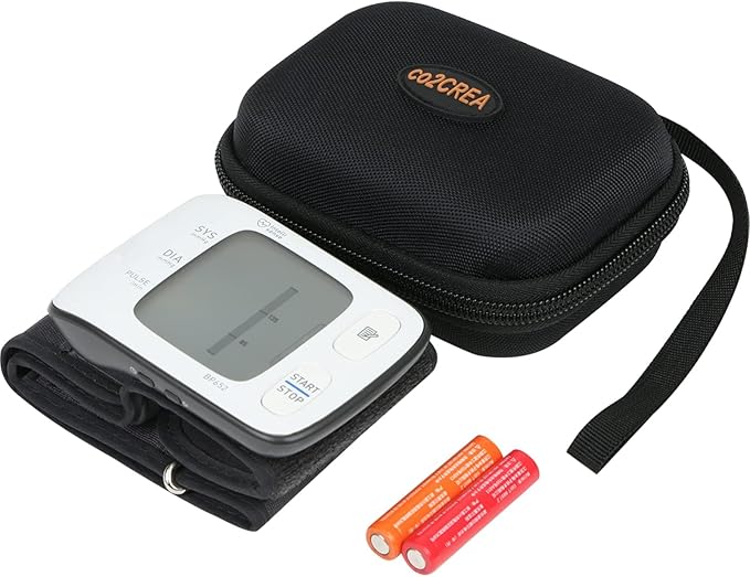 co2CREA Hard Case for OMRON Gold Blood Pressure Monitor BP4350 / 7 Series Wrist Blood Pressure Monitor BP6350, Portable Travel Case Replacement