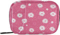 Flower Weekly Pill Organizer Case Travel Portable Pill Bag for Medicine Vitamin Large Capacity Zipper Medicine Organizer