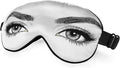 Sexy Eyes Sleep Eye Mask Woman Eyelashes Eyebrows Beautiful Silk Eye Mask Sleeping Soft Eye Shade Cover for Men Women Boy Girl Airplane Travel with Elastic Strap