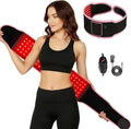Red Light Therapy Belt with 105 Advanced 3-in-1 LEDs - Portable 660nm & 850nm for Back/Abdomen, Waist Wrap with Rhythm Mode y Timer& Body - Red Light Therapy Waist Adjustable Heat y Dual-Power Ready