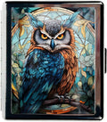 Travel Pill Organizer Small Pill Case for Purse Essentials 7 Days cute pill box with Mirror Portable Pill Box for Pocket or Purse Pill Containe Travel Gifts (Fantasy Colorful Owl)