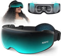RENPHO Eye Massager with Mist & Temple Massage, Birthday Gifts for Women Men Mom Her,FSA Eligible HSA Temple Massager for Migraines,Head Circumferences 21.7in to 27.5in Eyeris Caligo