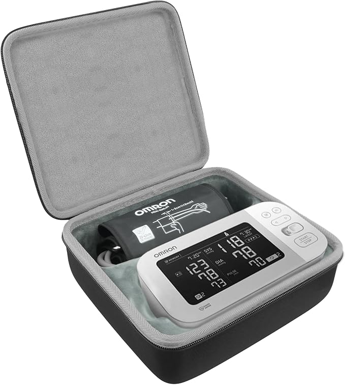 co2CREA Hard Case Replacement for OMRON Platinum BP5450 / Platinum BP5465 / OMRON Gold BP5350 / Gold BP5360 Upper Arm Blood Pressure Monitor
