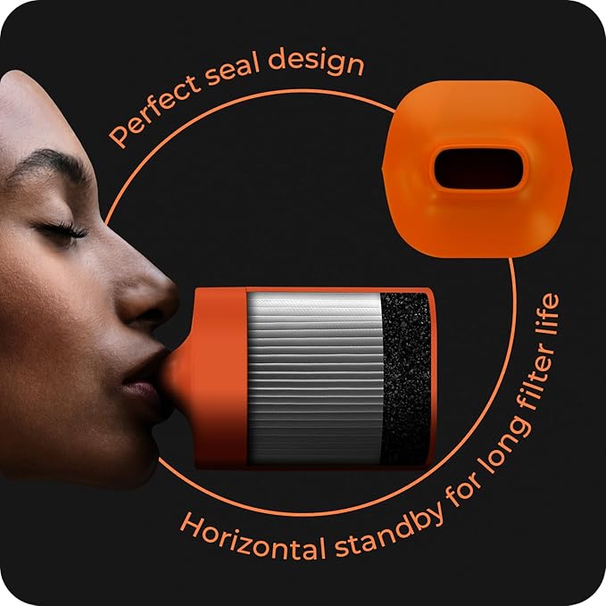 Personal Air Filter To Trap Smoke & Odor - Easy To Use & Long Lasting Replacement Smoke Filter up to 500+ uses I Eliminate Smell For Your Buddy and You with Smoke Catcher I Sploof Vaporizer