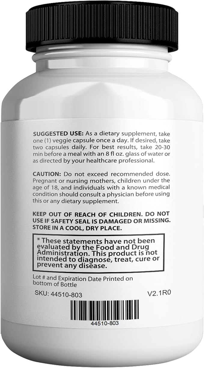 Gluco Blood Sugar Switch Max All Natural Formula to Maintain Healthy Levels, Maximum Strength Daily Formula, 2 Pack, 120 Capsules